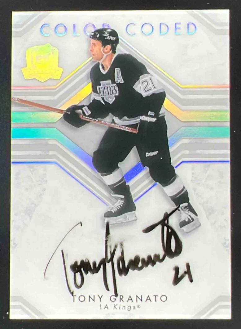 2023-24 Upper Deck The Cup Color Coded #CC-TG Tony Granato Autograph Auto