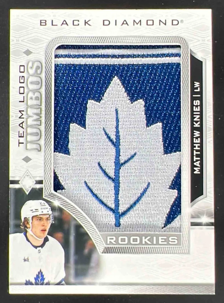 2023 Black Diamond Rookie Team Logo Jumbo Patches #RTL-KN Matthew Knies RC