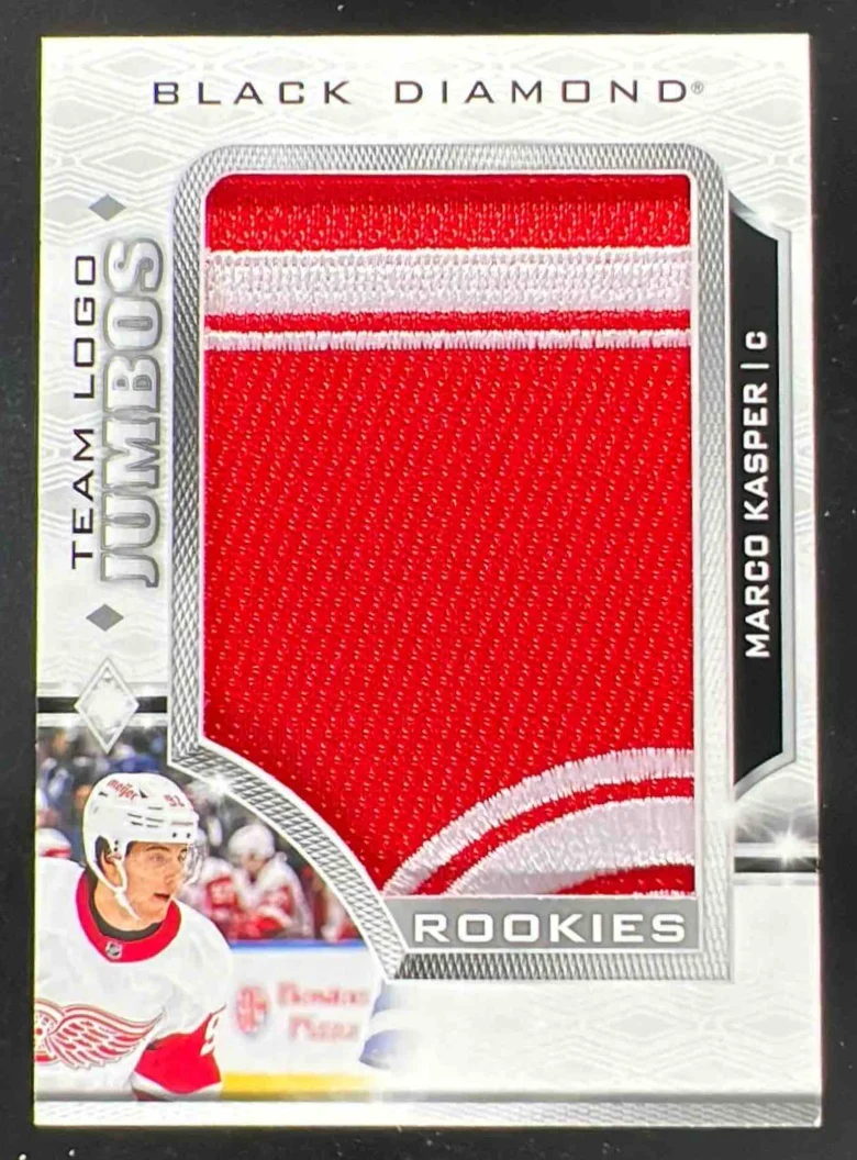 2023 Black Diamond Rookie Team Logo Jumbo Patches #RTL-MK Marco Kasper RC