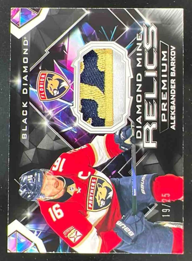 2023 Black Diamond Diamond Mine Relics Premium #DMR-AB Aleksander Barkov /25