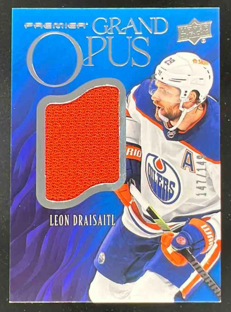 2024-25 Upper Deck Premier Grand Opus Jersey #GO-LD Leon Draisaitl /149