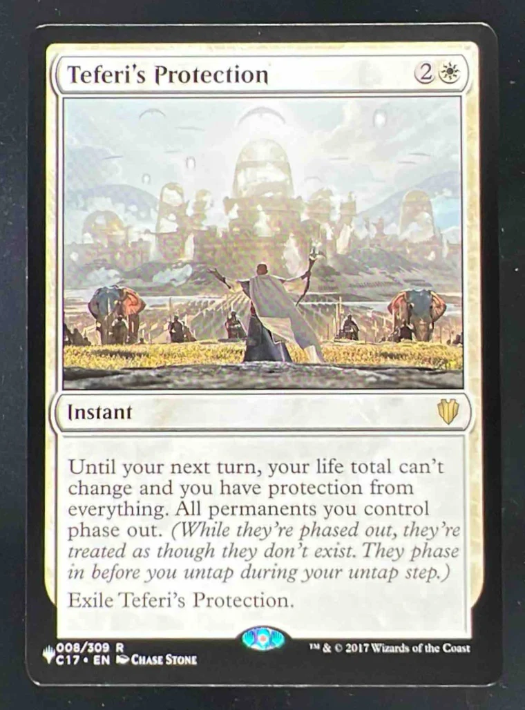 Magic The Gathering Commander 2017 #8 Teferi's Protection