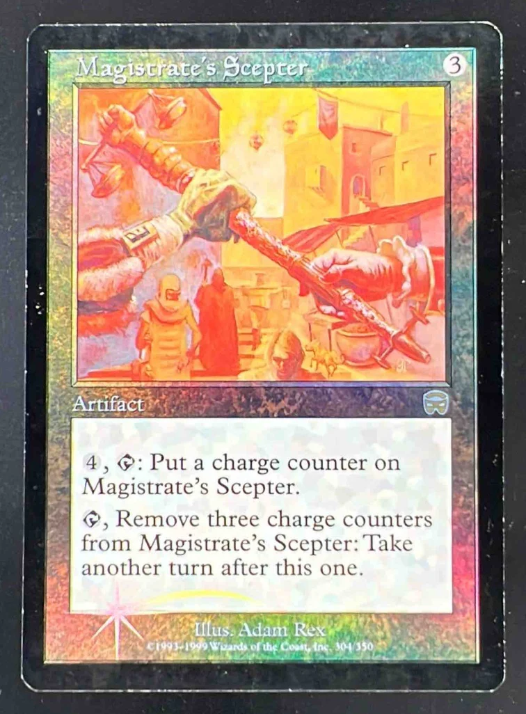 Magic The Gathering Mercadian Masques Foil #304 Magistrate's Scepter