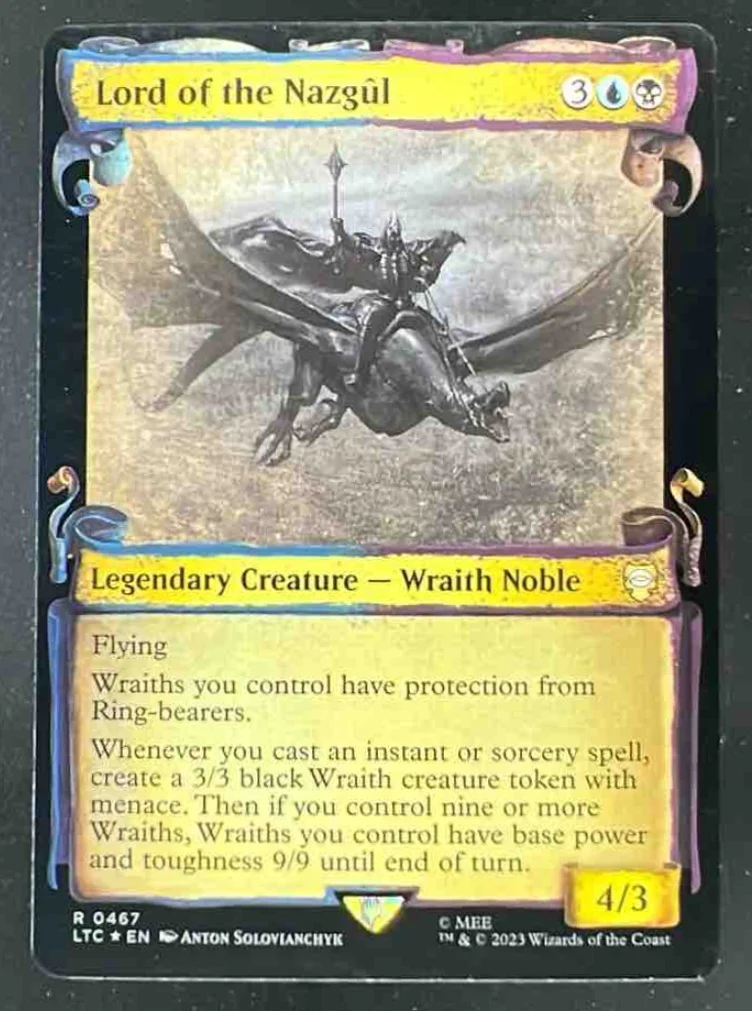 Magic The Gathering Lord of the Nazgul The Lord of the Rings Tales of Middle