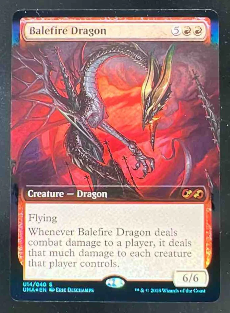Magic The Gathering Ultimate Masters Ultimate Box Topper #U14 Balefire Dragon