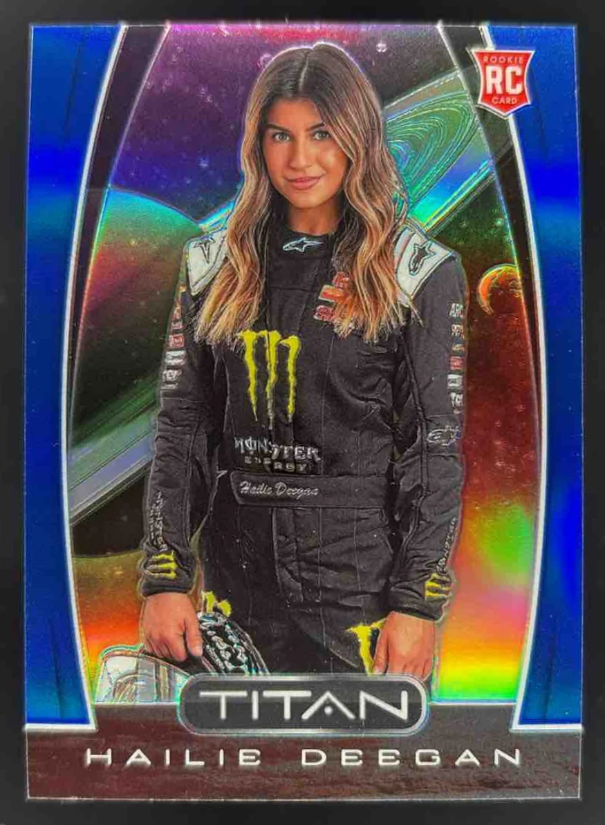 2020 Panini Chronicles Titan Blue #25 Hailie Deegan /199