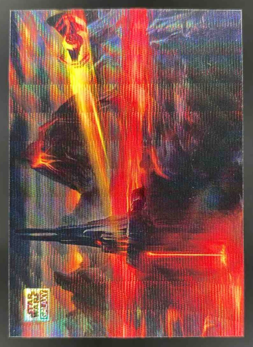 2024 Topps Chrome Star Wars Galaxy Wave Refractor #94 Mustafar Takeoff /99