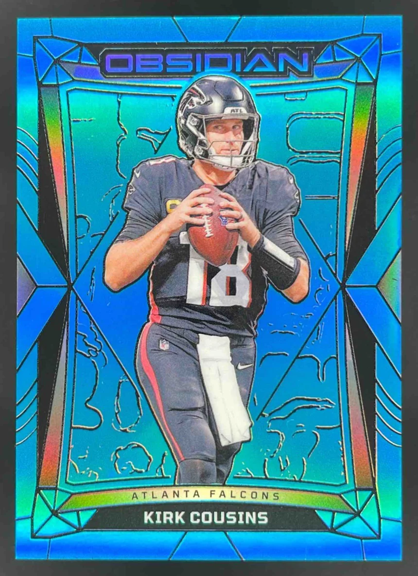 2024 Panini Obsidian Blue #9 Kirk Cousins /25