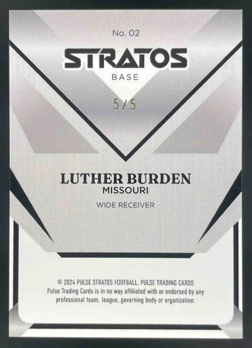 2024 Pulse Stratos #02 Luther Burden /5 - Image 2