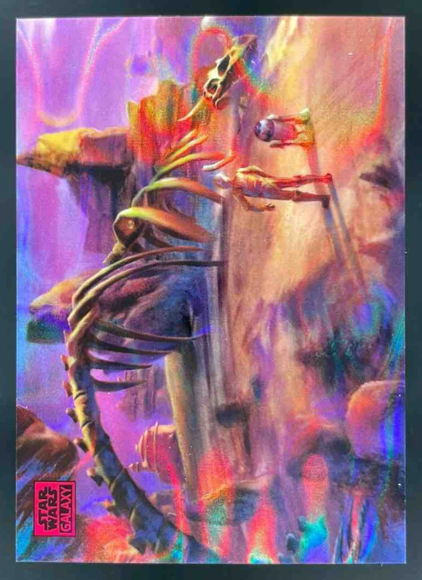 2025 Topps Chrome Star Wars Galaxy Magenta Lava #66 Road to Jabba's Palace /250