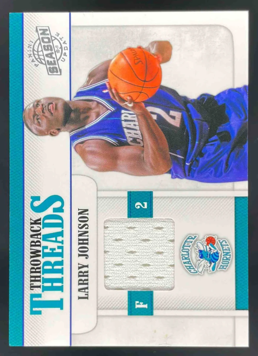 2010-11 Panini Season Update Throwback Threads #4 Larry Johnson /299