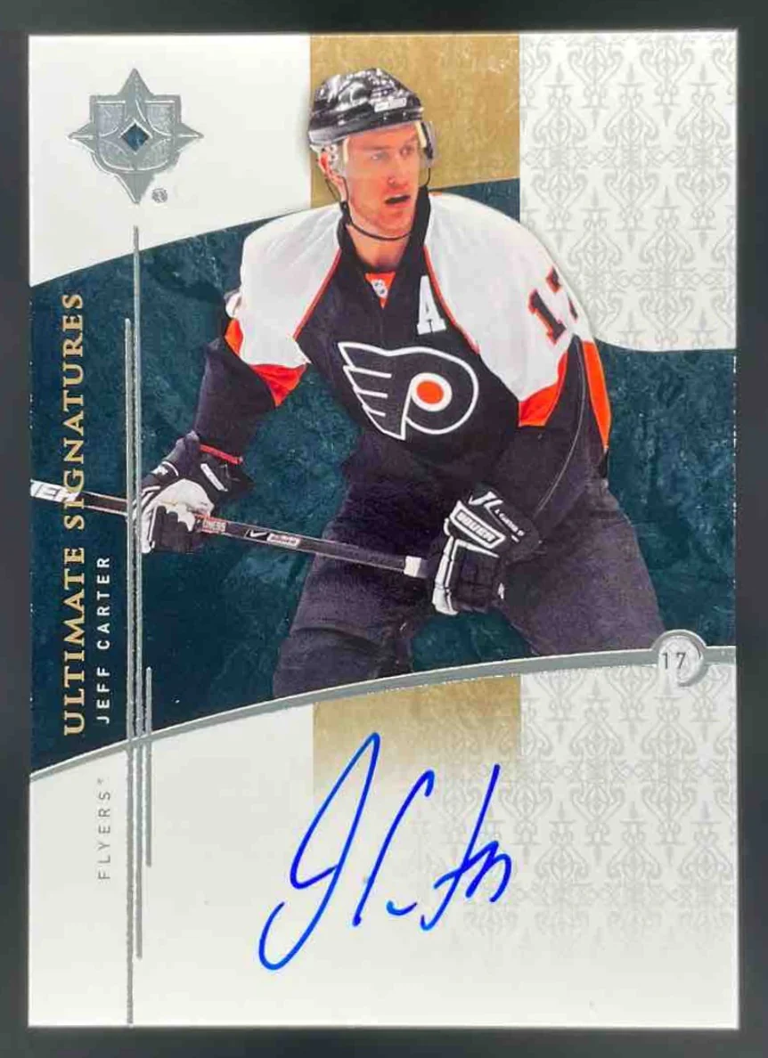 2009 Ultimate Collection Ultimate Signatures #US-JC Jeff Carter Autograph Auto