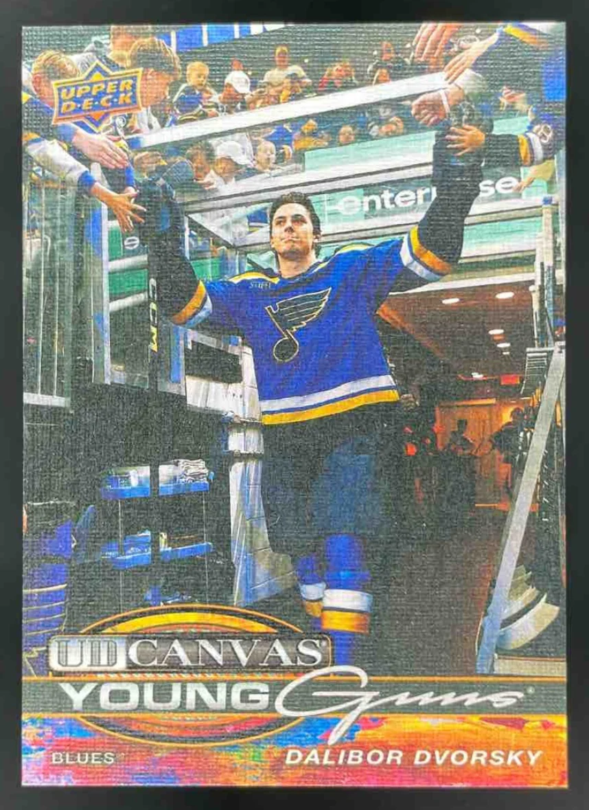 2025 Upper Deck Series 1 UD Canvas #C-107 Dalibor Dvorsky Young Guns