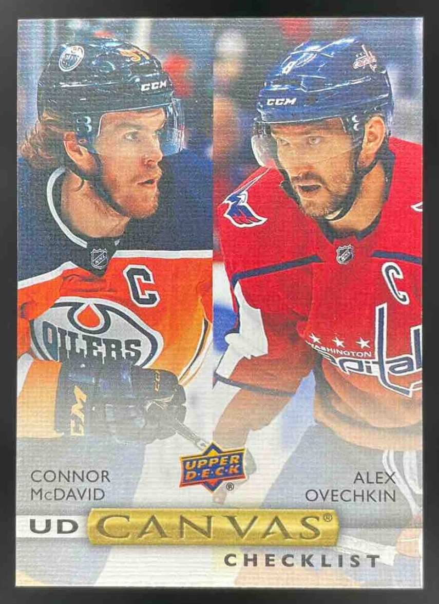 2019-20 Upper Deck UD Canvas #C90 Connor McDavid Alex Ovechkin