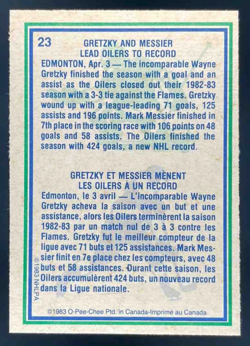 1983-84 O-Pee-Chee #23 Glenn Anderson - Image 2