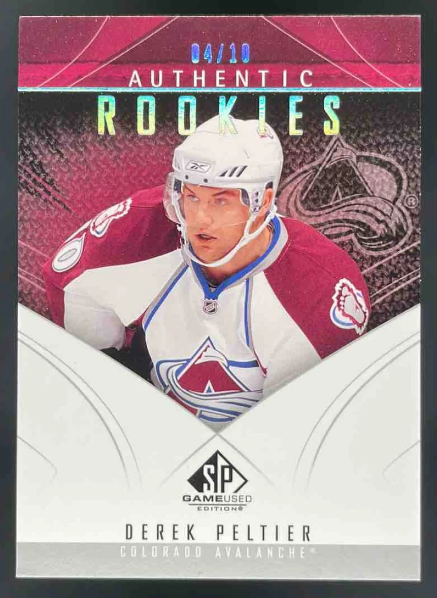 2009-10 SP Game Used Silver Spectrum #167 Derek Peltier RC /10