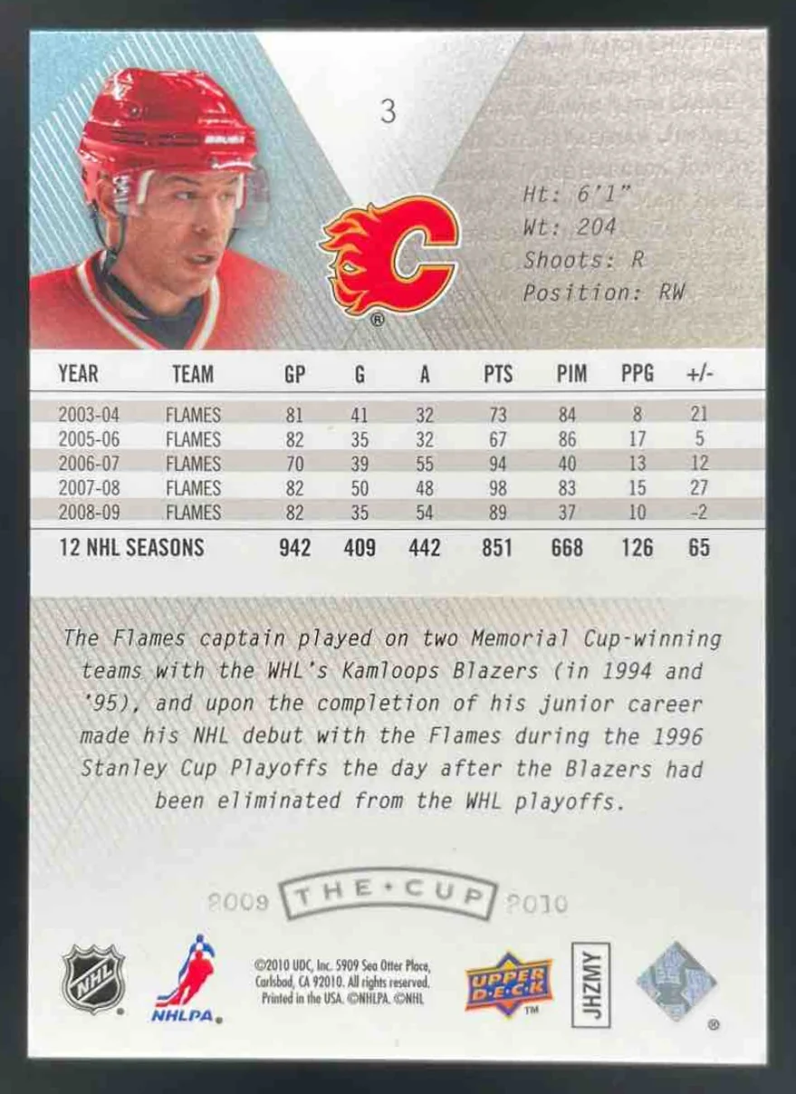 2009-10 Upper Deck The Cup #3 Jarome Iginla /249 - Image 2