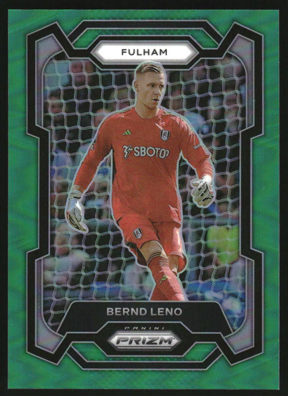 2023-24 Panini Prizm English Premier League Prizms Green #157 Bernd Leno /5