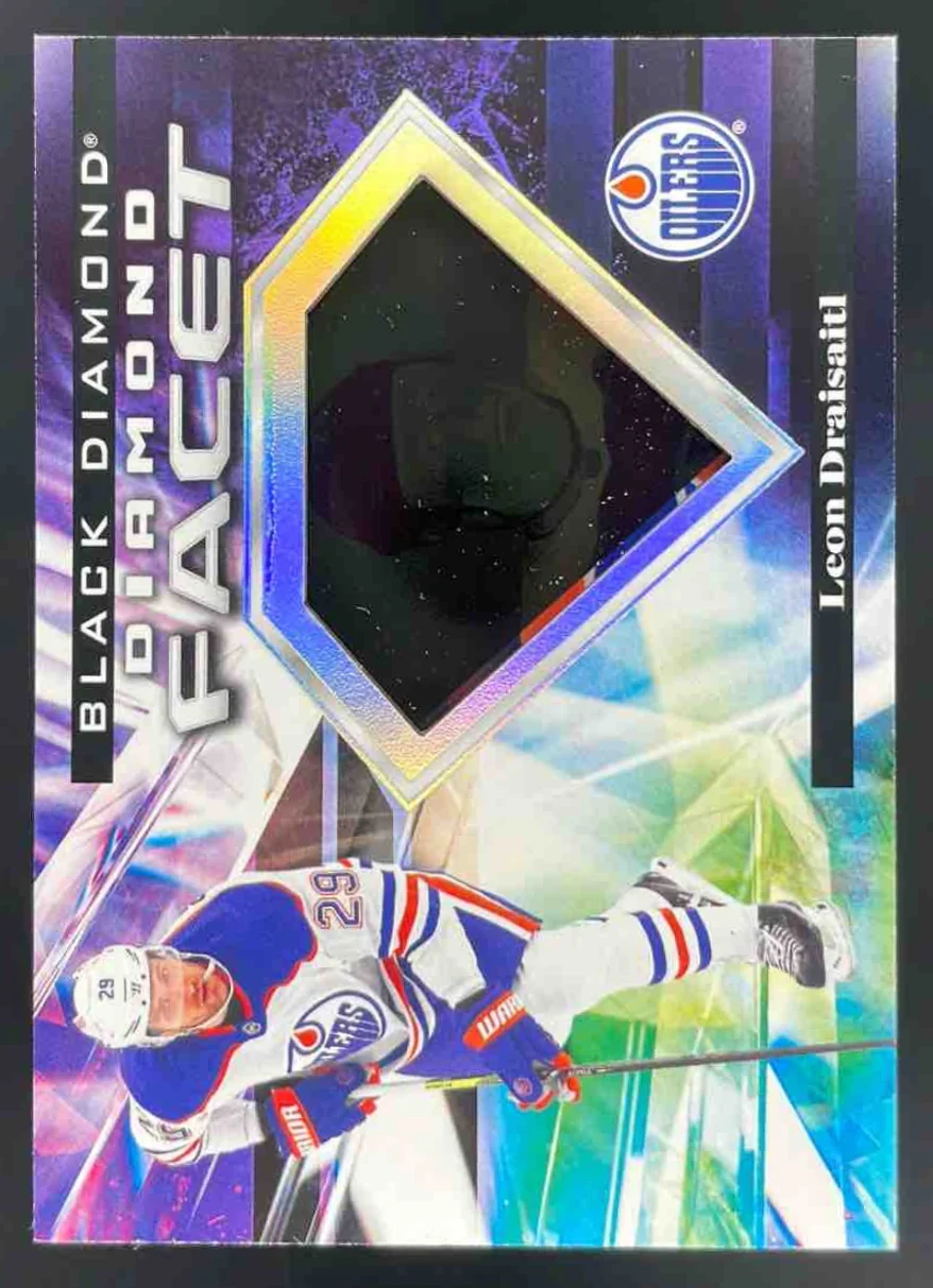 2024 Upper Deck Black Diamond Diamond Facet #DF-LD Leon Draisaitl