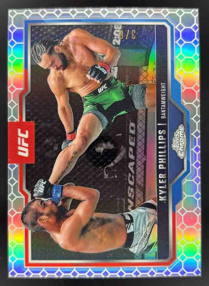 2025 Topps UFC Chrome OctaFractor Refractor #181 Kyler Phillips /8