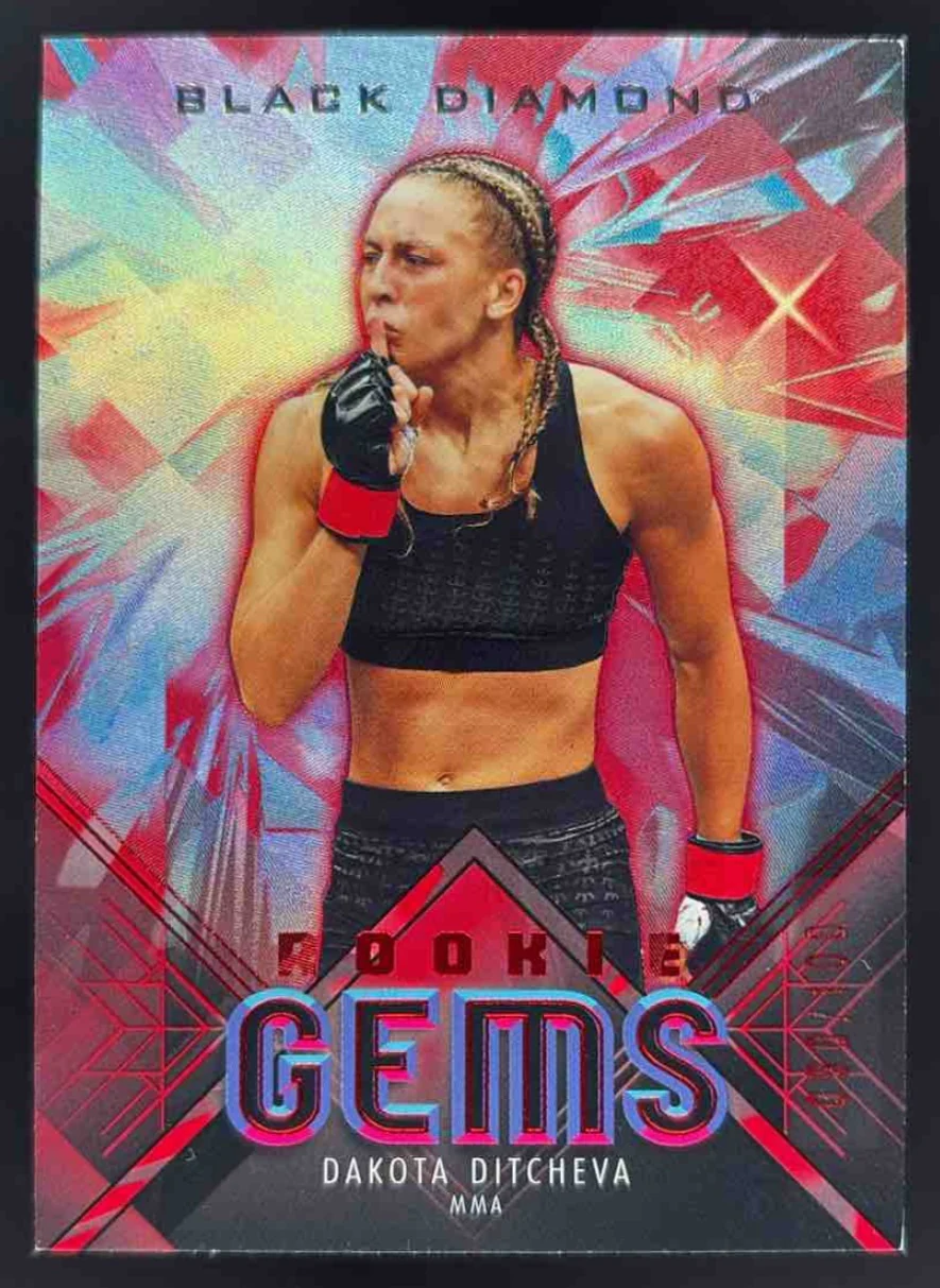 2025 Goodwin Champions Black Diamond Rookie Gems Red #DD Dakota Ditcheva /100