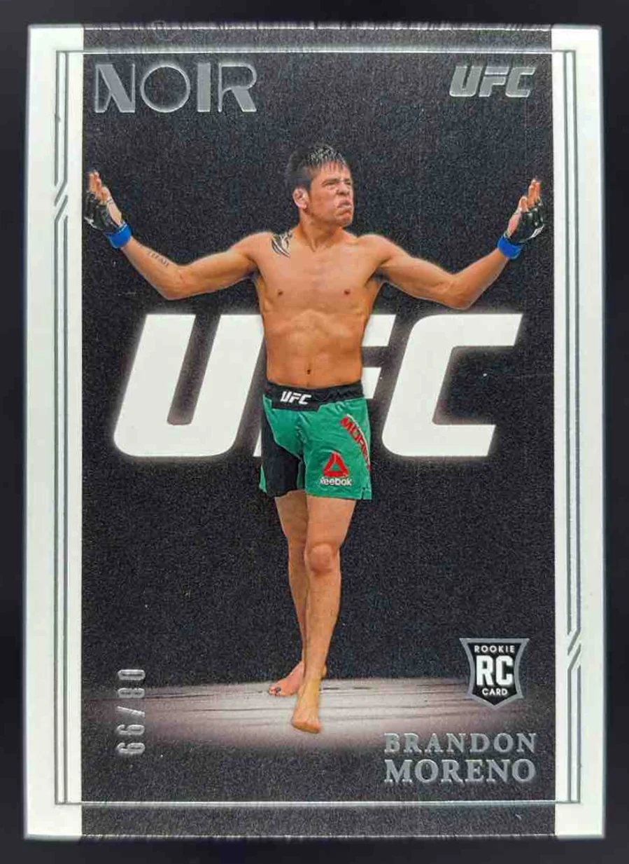 2021 Panini Chronicles UFC #315 Brandon Moreno RC /99