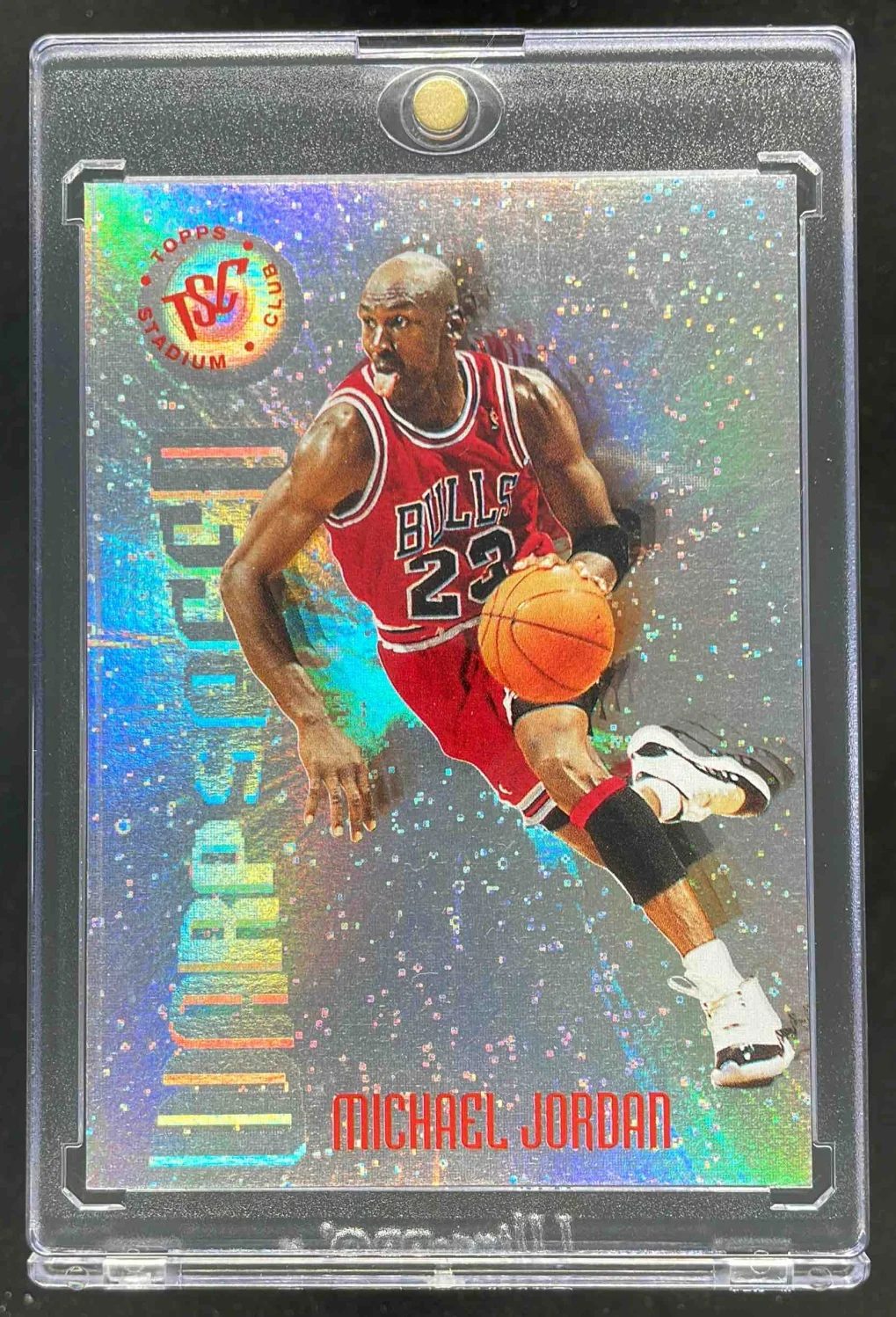 1995-96 Topps Stadium Club Warp Speed #WS1 Michael Jordan