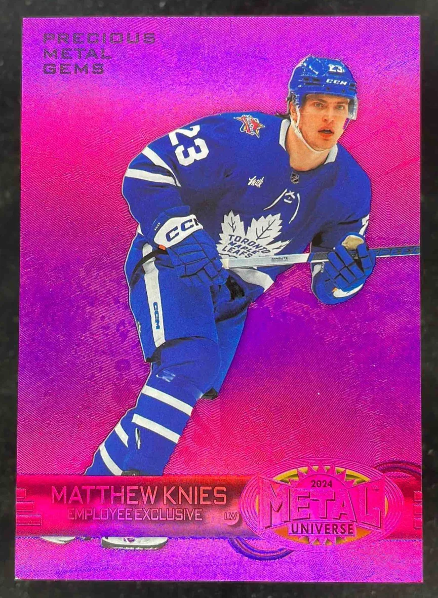 2022 Metal Universe Precious Metal Gems Employee Exclusive Pink Matthew Knies