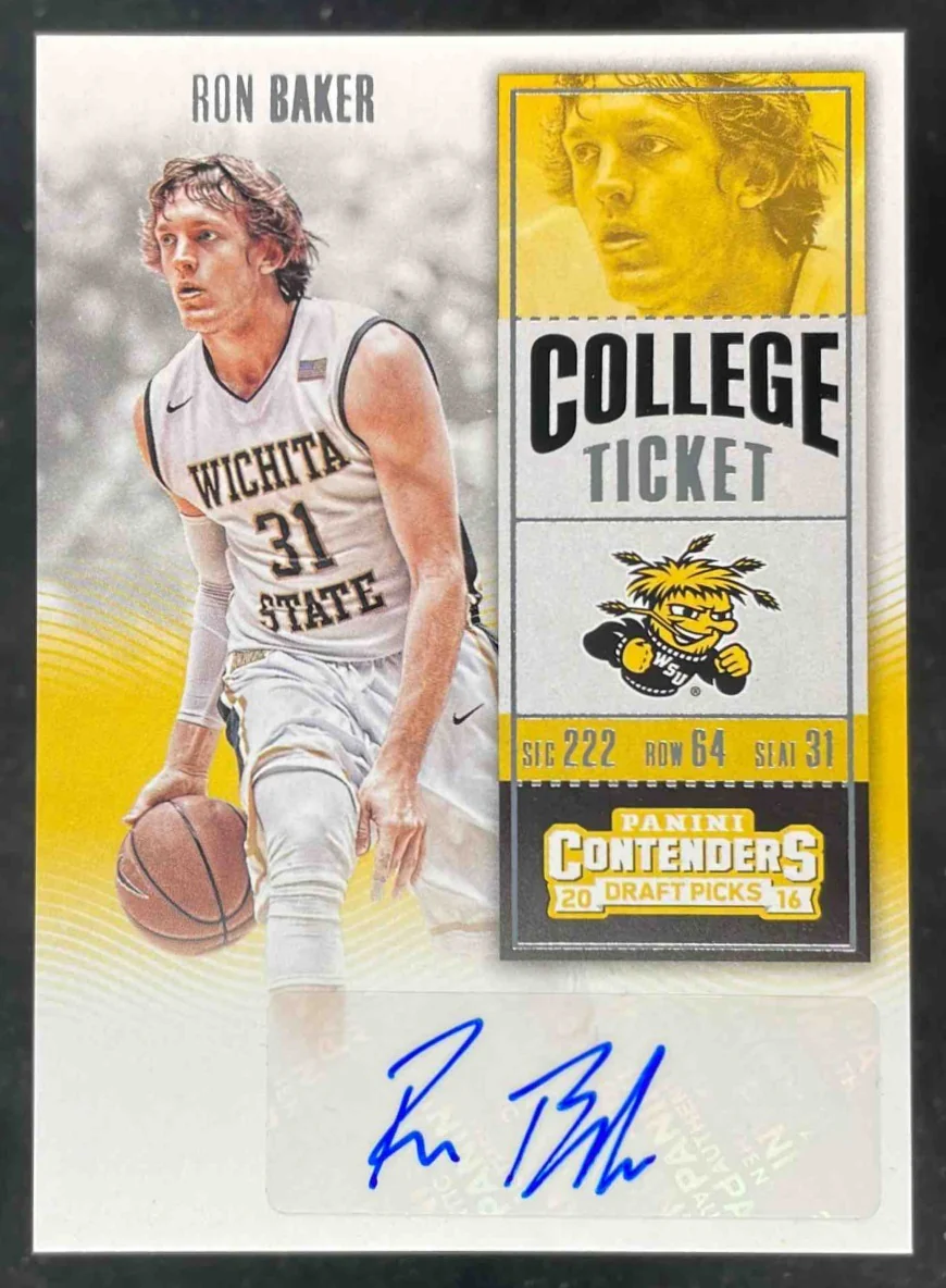 2016-17 Panini Contenders Draft Picks College Ticket #139 Ron Baker RC Auto