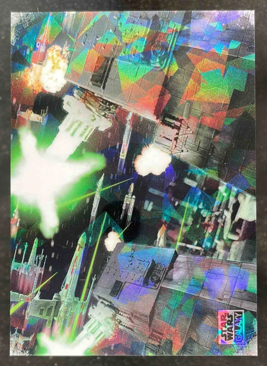 2025 Topps Chrome Star Wars Inspirations Atomic Attack On The Death Star /150