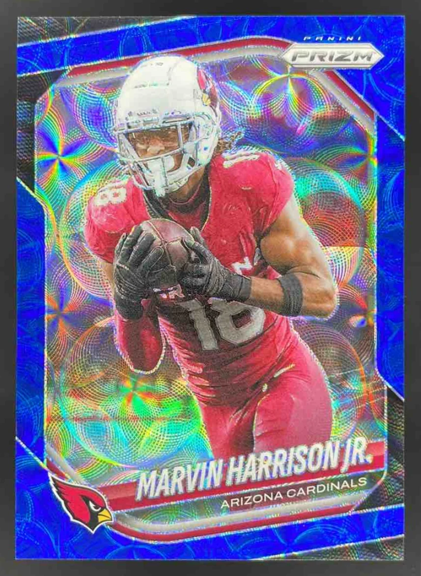 2025 Panini Prizm Choice Blue Prizm #28 Marvin Harrison Jr./14