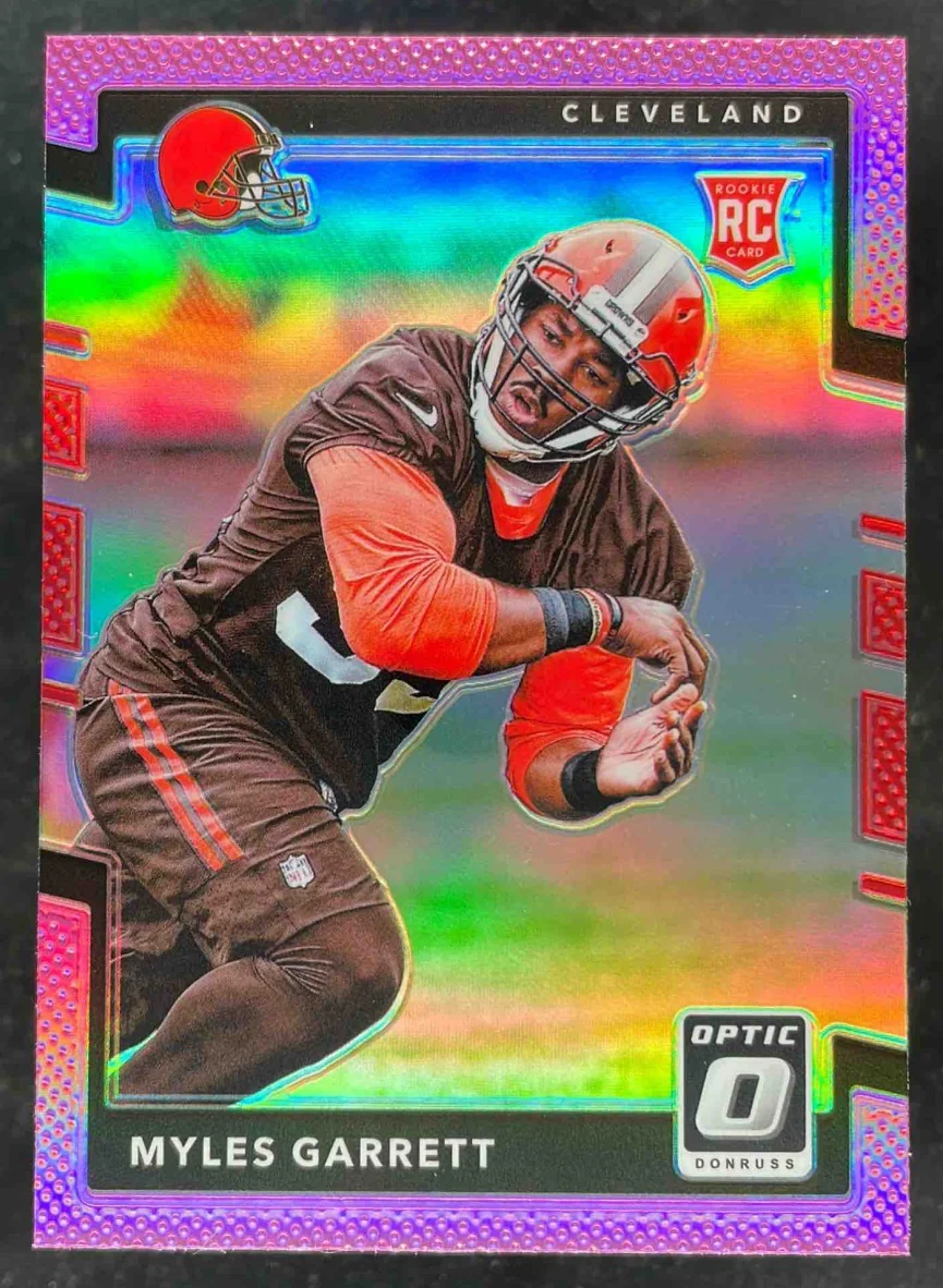 2017 Panini Donruss Optic Pink #106 Myles Garrett RC