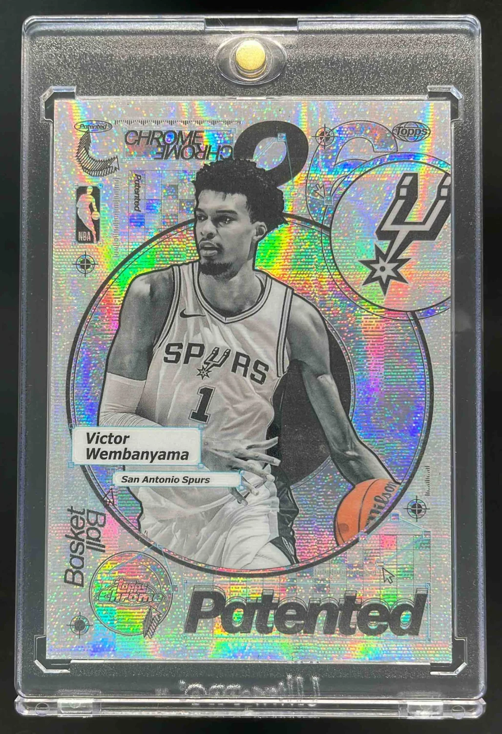2025-26 Topps Chrome Patented #PD-9 Victor Wembanyama SSP