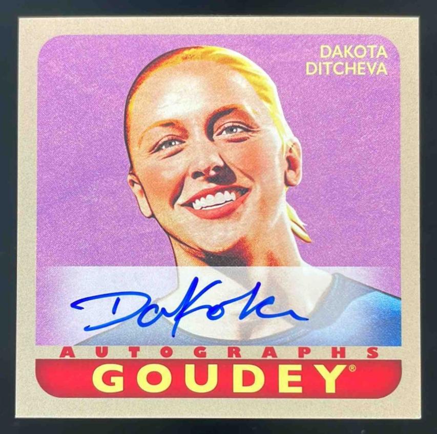 2025 Upper Deck Goodwin Champions Goudey Autographs #GA-DD Dakota Ditcheva Auto