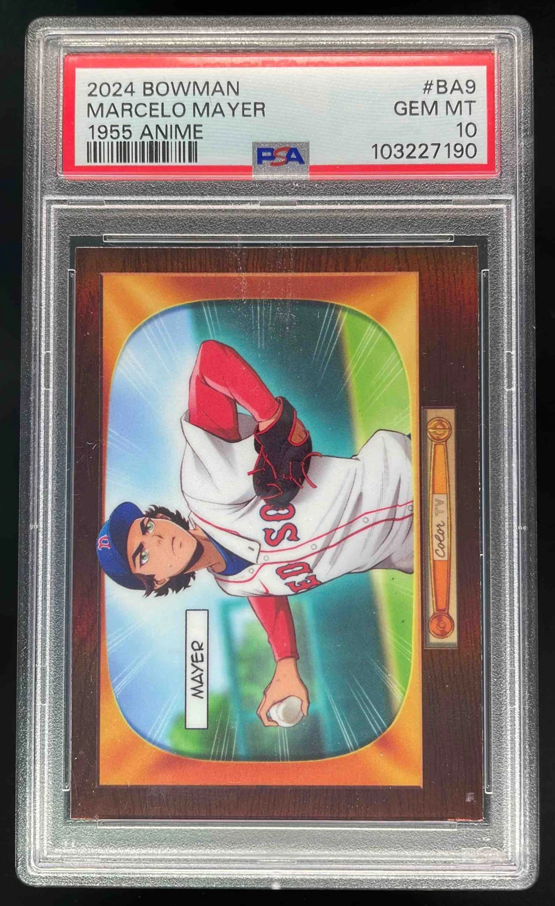 2024 Bowman 55 Bowman Anime #BA-9 Marcelo Mayer PSA 10