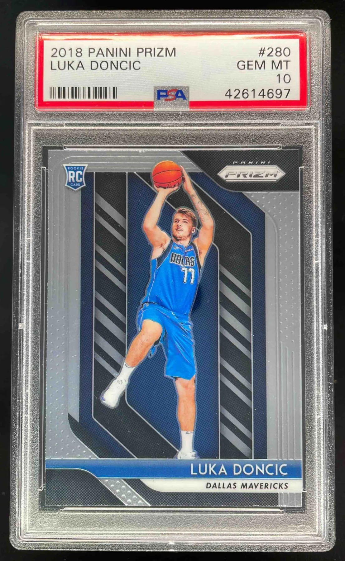 2018-19 Panini Prizm #280 Luka Doncic RC PSA 10