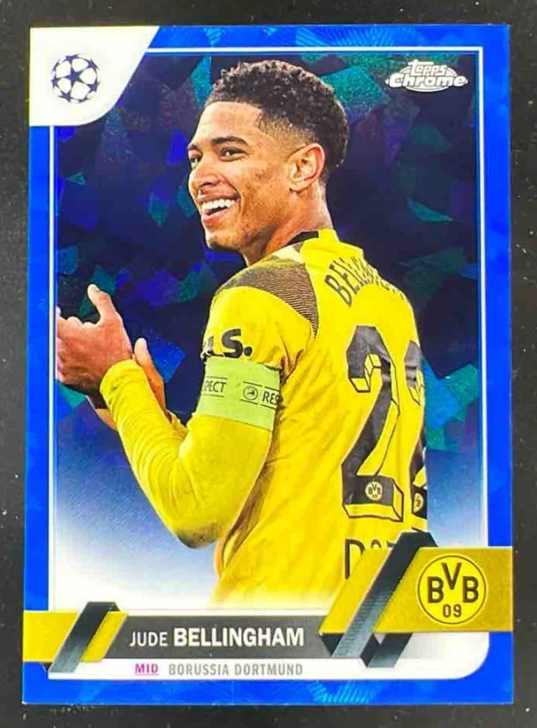 2022-23 Topps Chrome Sapphire UEFA Club Competitions #22b Jude Bellingham