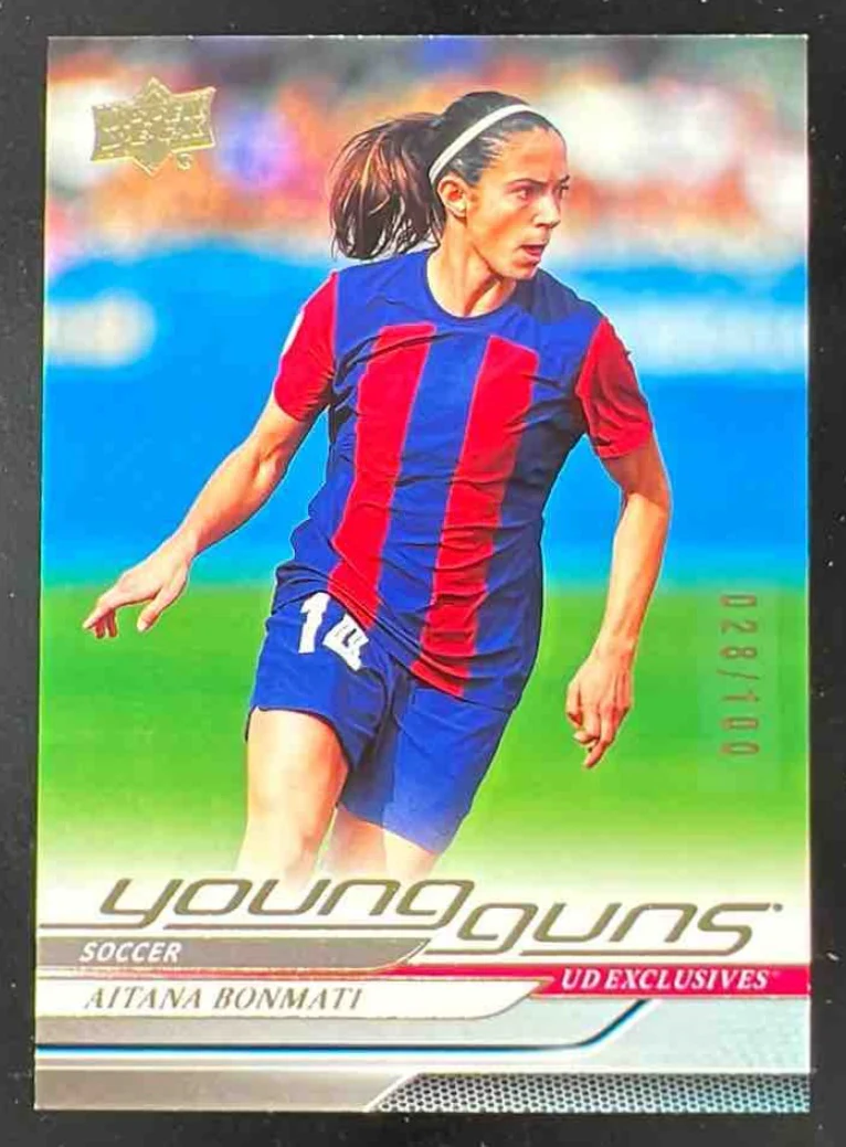 2025 Upper Deck Goodwin Champions Young Guns Exclusives #YG6 Aitana Bonmati /100
