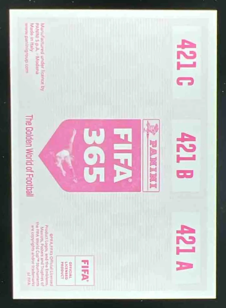 2020 Panini FIFA 365 Pink - 442 Sticker Version #421 Haland Lee Kangin Lunin GO - Image 2