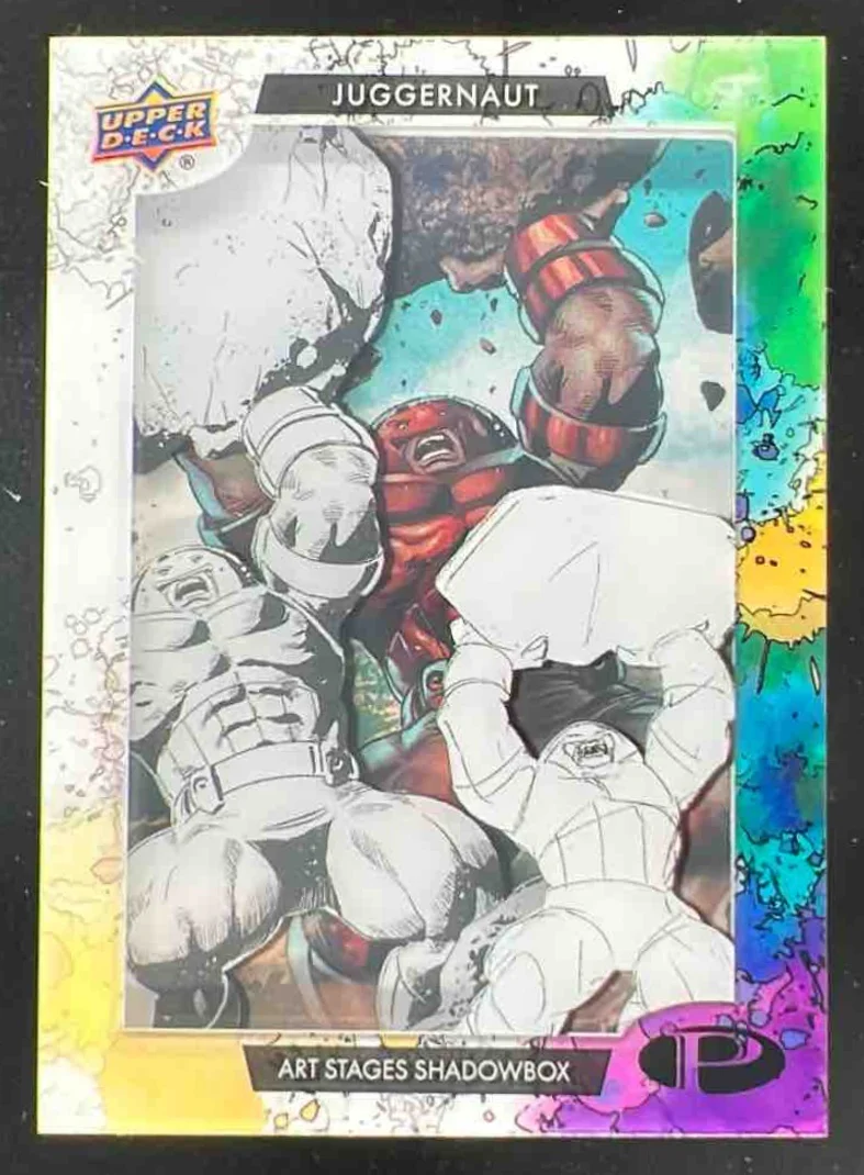 2023 Upper Deck Marvel Premier Art Stages Shadowbox #AS-12 Juggernaut