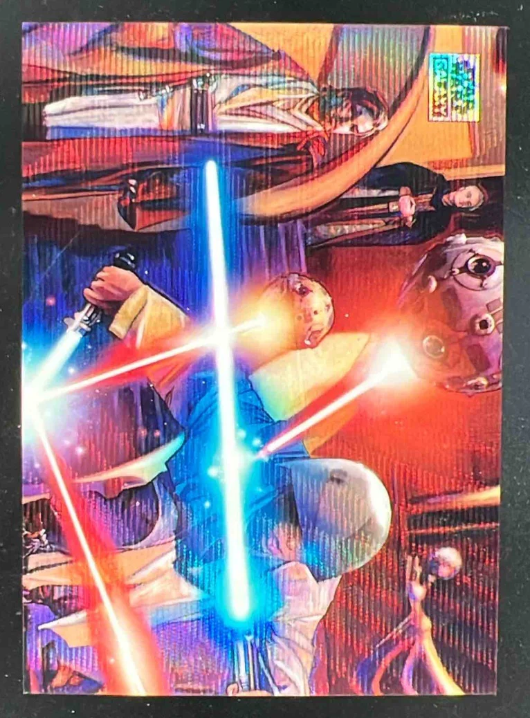 2025 Topps Chrome Star Wars Galaxy Wave Refractor #88 Anakin Skywalker /99
