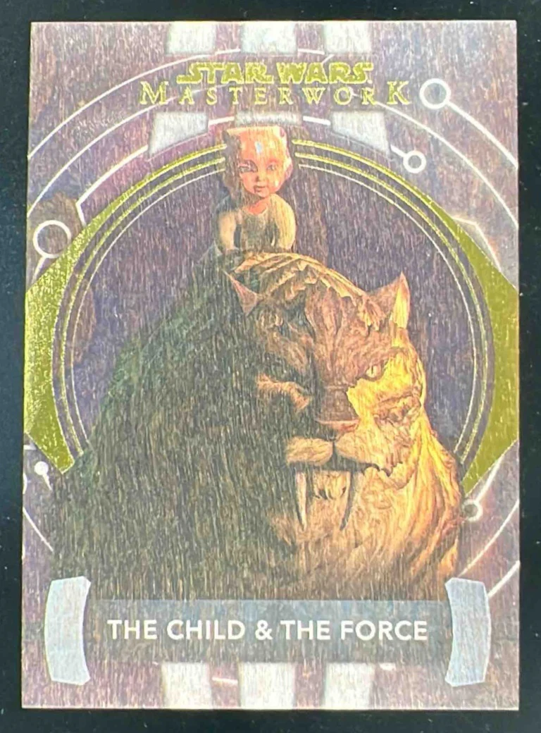 2024 Topps Star Wars Masterwork Journey Ahsoka Tano Wood The Child The Force /10