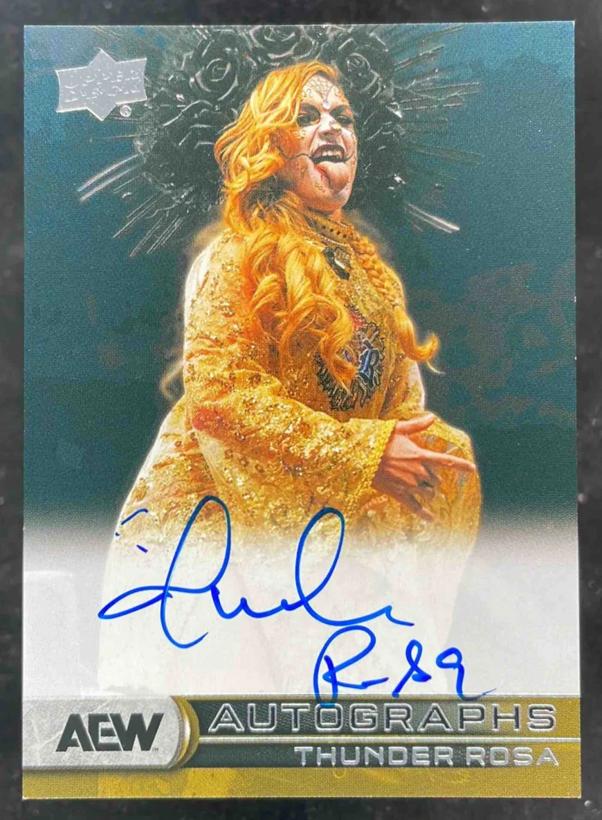 2024 Upper Deck Autograph #AA-TH Thunder Rosa Auto