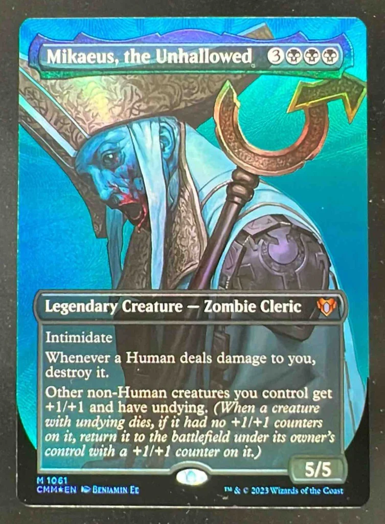 Magic: The Gathering Mikaeus, the Unhallowed Borderless - Commander Masters CMM