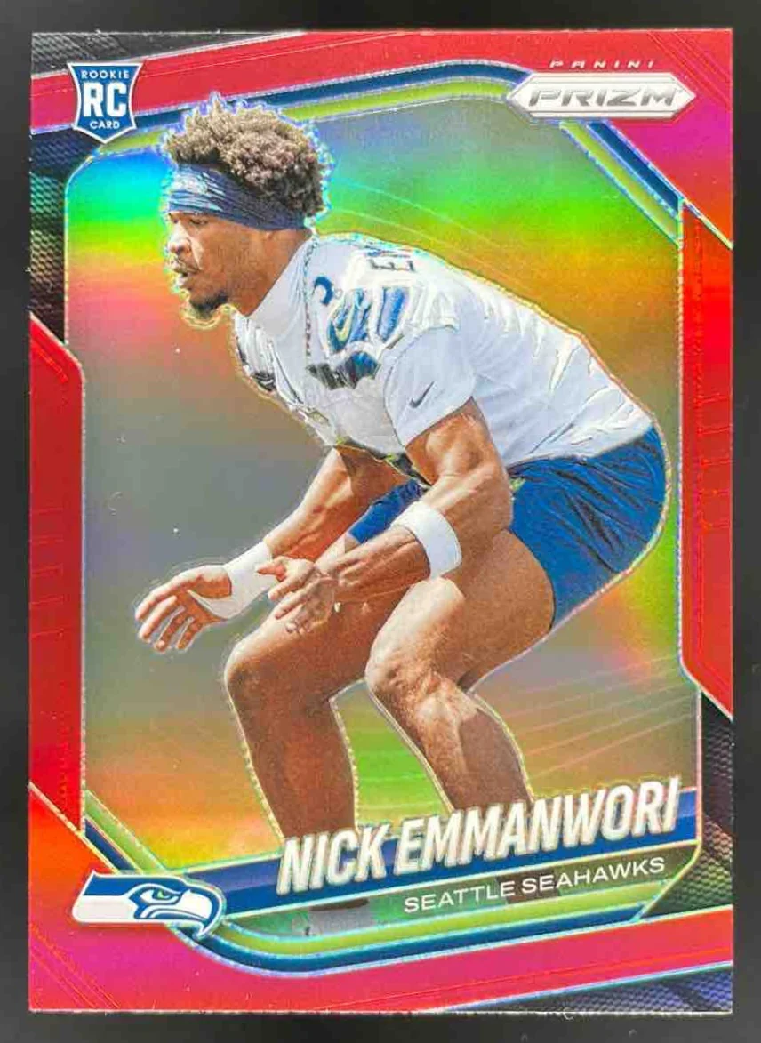 2025 Panini Prizm Red Prizm #320 Nick Emmanwori RC