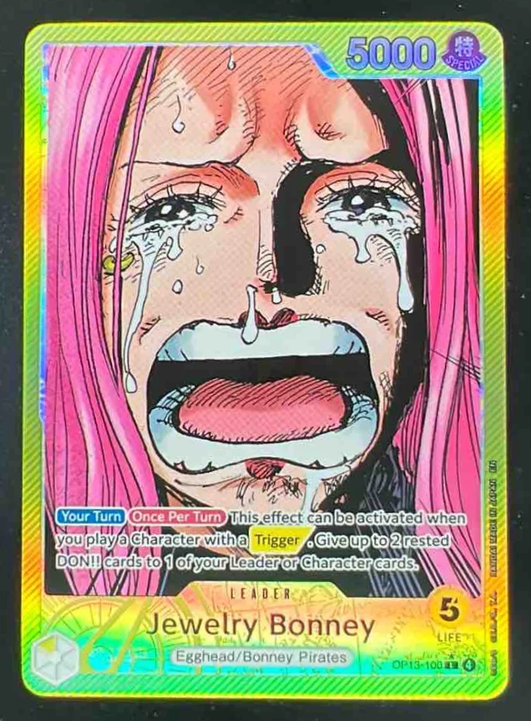 One Piece Jewelry Bonney 100 Alternate Art - Carrying On His Will OP13