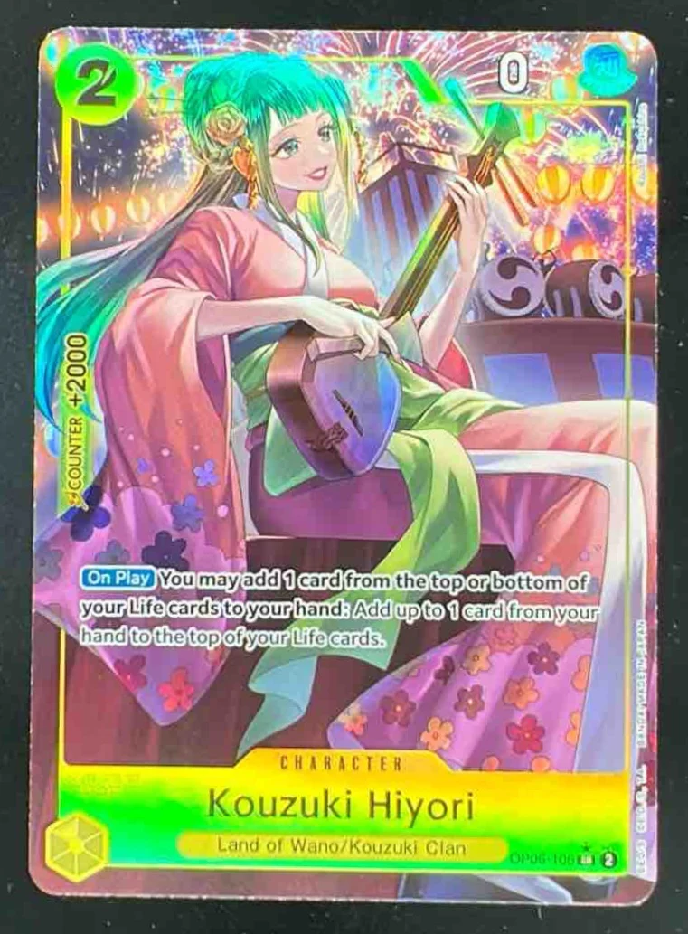 One Piece Kouzuki Hiyori Alternate Art - Wings of the Captain OP06