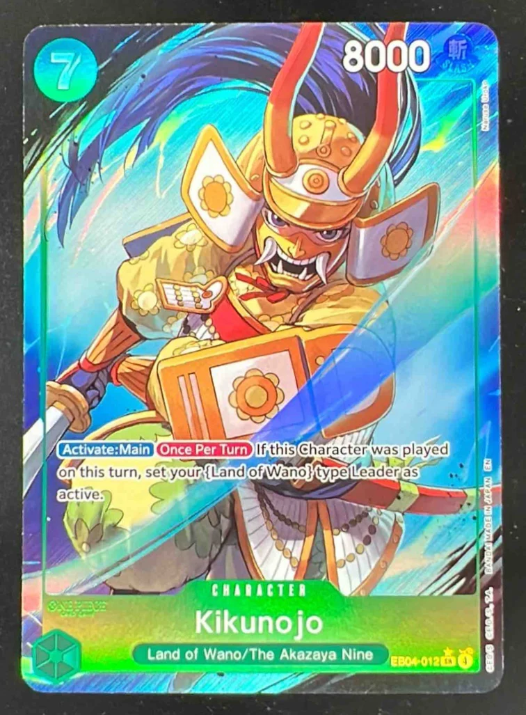 One Piece Kikunojo - EB04-012 Alternate Art - The Azure Sea's Seven OP14