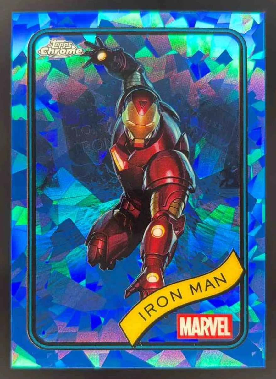 2025 Topps Chrome Marvel Sapphire #1 Iron Man
