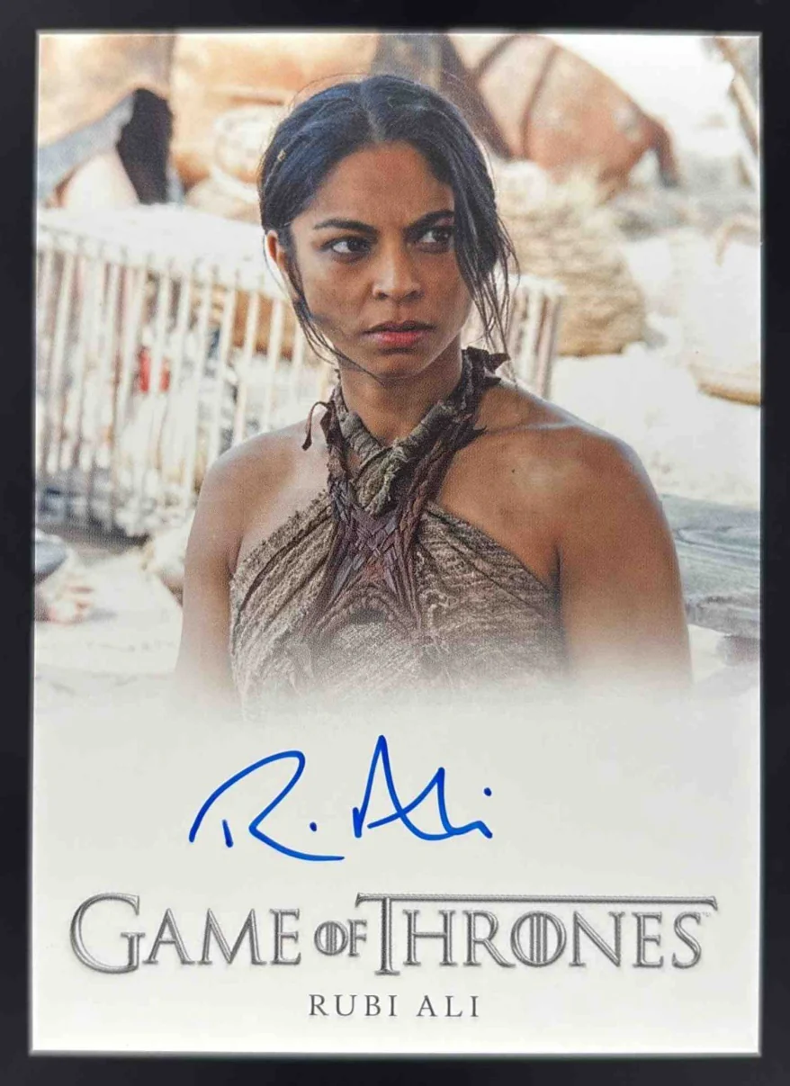 2025 Game of Thrones: The Great Houses Full Bleed Rubi Ali Autograph Auto